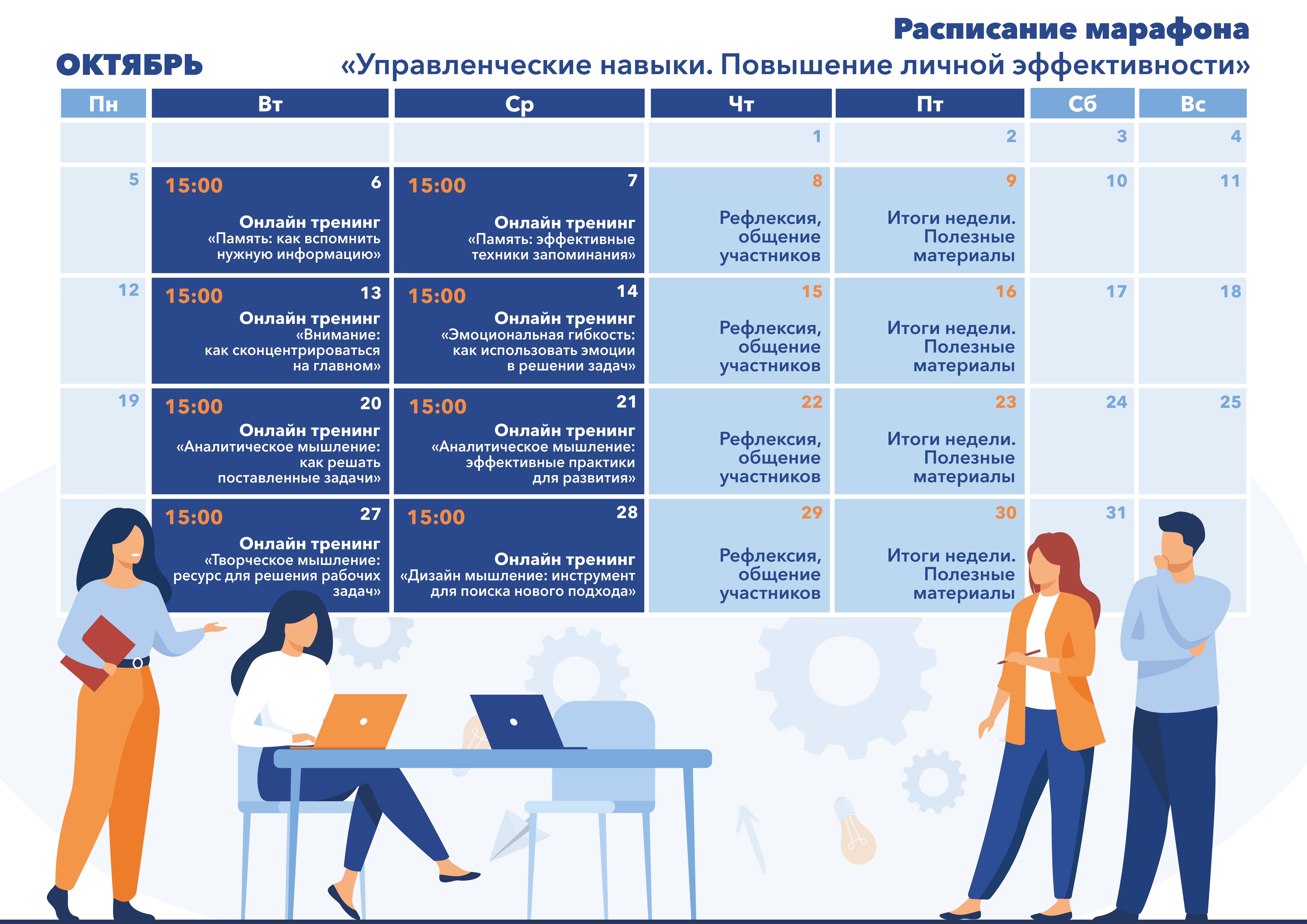 Марафон «Управленческие навыки. Повышение личной эффективности» -  Корпоративный университет